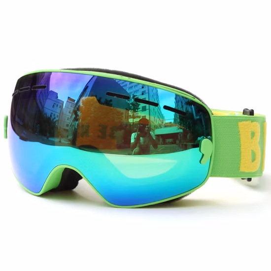 Gafas de esquí con lentes de PC de doble capa Benice Snow Goggle Snow 4600 para niños Gafas de esquí personalizadas con revestimiento de espejo