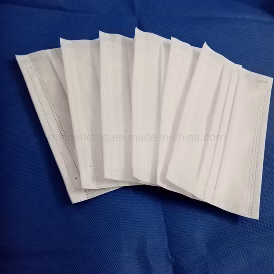 CE FDA 3ply 4ply Ear Loop Tie Hospital Mascarilla Non Woven Type Iir Supplier Wholesale Dust Blue White Black Protective Surgical Disposable Medical Face Mask